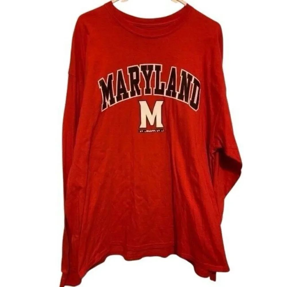 MARYLAND TERRAPINS SIZE 2XL LONG SLEEVED T-SHIRT